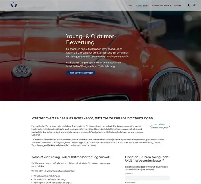 Kfz-Gutachter Armin Heinz aus Baumholder hat eine neue Website erstellen lassen Kfz-Gutachter Armin Heinz aus Baumholder hat eine neue Website erstellen lassen