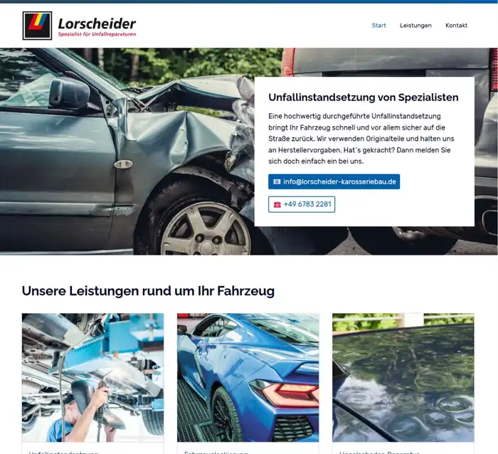 Unfallinstandsetzung Lorscheider in Baumholder hat eine Website erstellen lassen Unfallinstandsetzung Lorscheider in Baumholder hat eine Website erstellen lassen